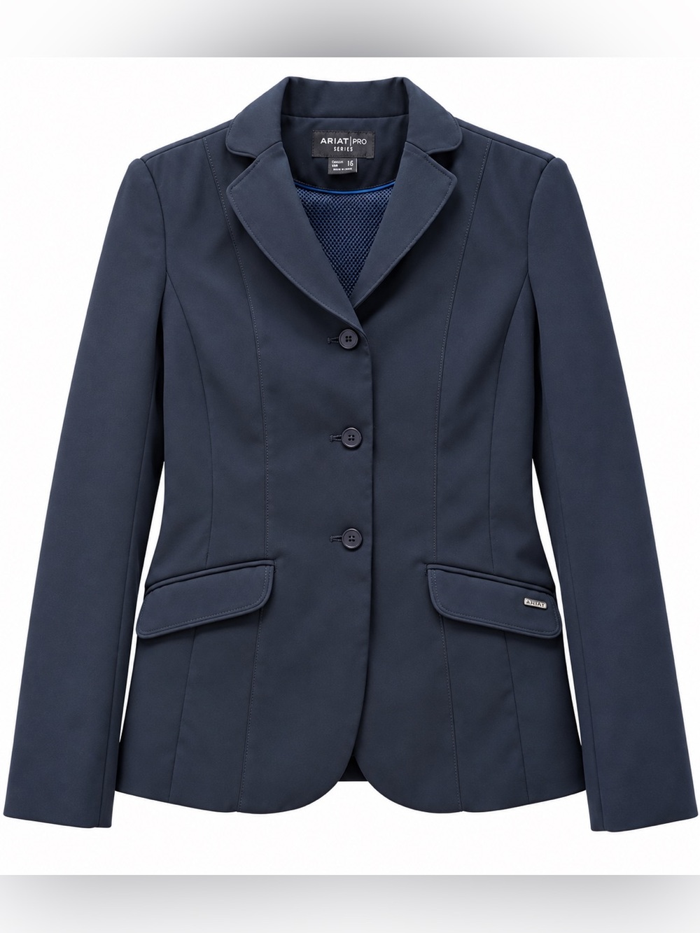 Ariat Pro Series Kids Navy Show Coat Riding Jacket Size 16 Equestrian Horse Show